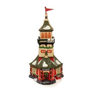 Santa's Lookout Tower Department 56 Ornament